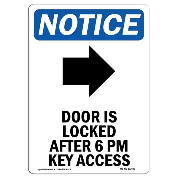 OSHA Sign, 10